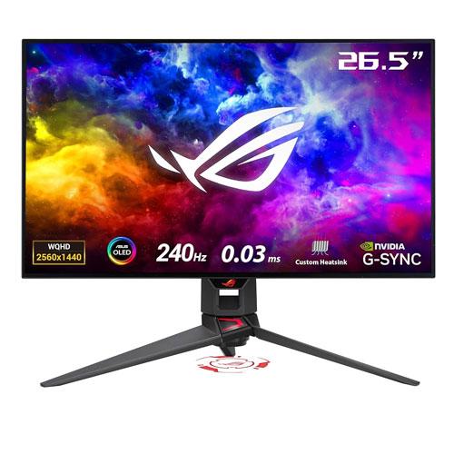 Asus Rog Swift OLED PG27AQDM 27 inch WOLED Monitor price in hyderabad, telangana, nellore, vizag, bangalore