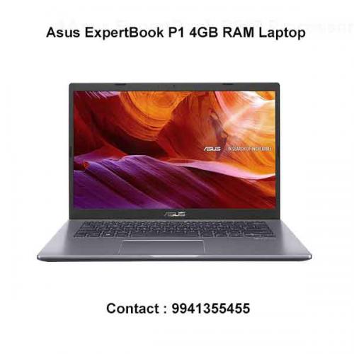 Asus ExpertBook P1 4GB RAM Laptop price in hyderabad, telangana, nellore, vizag, bangalore
